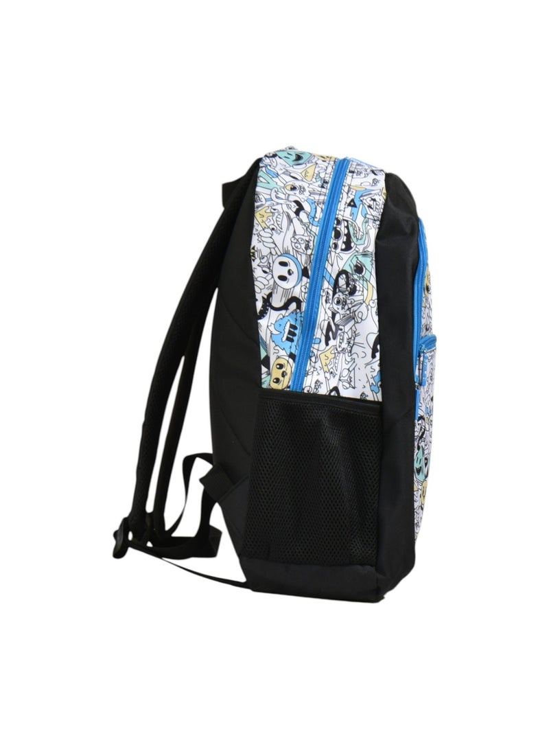 Track School Backpack AS022 | 18 Inch Kids Backpack with Hanging Pouch | Lightweight School & Travel Bag - Image 4