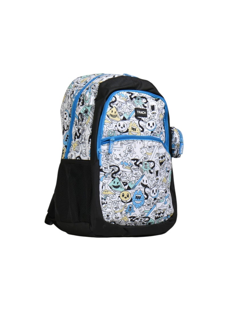Track School Backpack AS022 | 18 Inch Kids Backpack with Hanging Pouch | Lightweight School & Travel Bag - Image 5