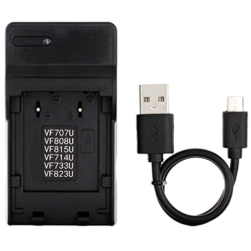 Norifon BN-VF808 USB Charger for JVC GR-D750U, GR-D850, GZ-HD3, GZ-HD30, GZ-HD300, GZ-HD310, GZ-HD320, GZ-HD40, GZ-HD5, GZ-HD6, GZ-HD7, GZ-MG330, GZ-MG36, GZ-MG830, GZ-MG840 Camera and More - Image 1