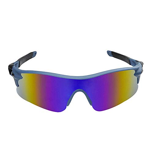 Peter Jones Black Sports Unisex Sunglasses | Polarized Lenses & Polycarbonate Frame | 100% UV Protection for Driving, Sports & Cycling (Model M007BL) - Image 2