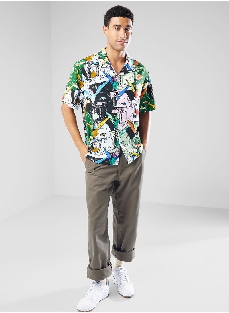 HUF Gundam Heads Resort Shirt  - Image 4