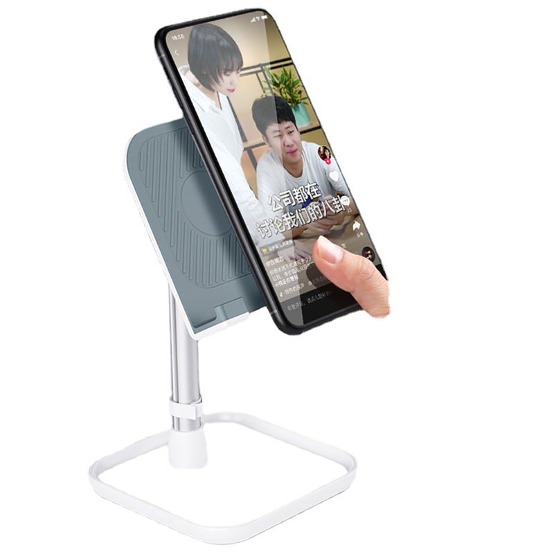 Z26 mobile phone stand learning live streaming adjustable and scalable tablet stand lazy mobile phone desktop stand whole white 10 * 10 * 18.2cm - Image 2