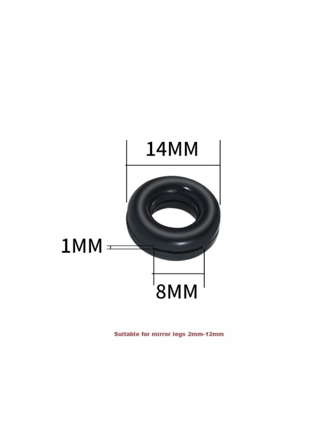 LOVECRAFT Lovecraft Glasses Anti-slip Silicone Ear Hooks High Transparency Anti-slip Rings *8 Pieces Fixed Anti-wear Ear Support Accessory - Image 1