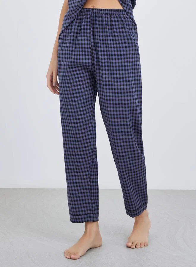 Take Two Take Two Pack of 3 - Checked Pattern Cotton Shirt, Shorts and Pyjama