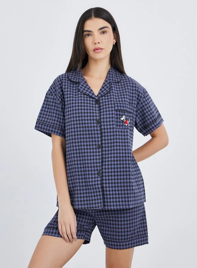 Take Two Take Two Pack of 3 - Checked Pattern Cotton Shirt, Shorts and Pyjama