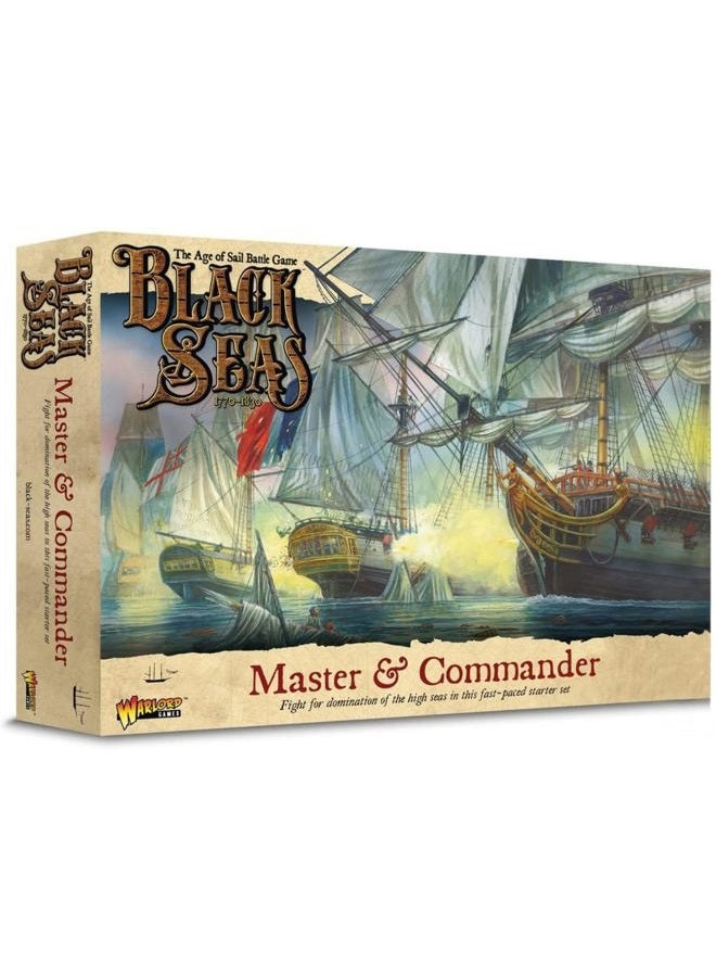 WARLORD GAMES مجموعة البداية ماستر وكوماندور بلاك سيز لعبة عصر الإبحار للاعبين 2 أو أكثر باستخدام المجسمات - Image 5