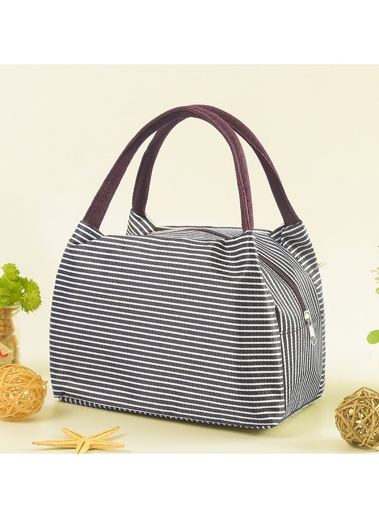 حقيبة معزولة ومقاومة للماء قابلة لإعادة الاستخدام مناسبة للأطفال أو البالغين ، مثالية لصناديق الغداء أو صناديق الغداء أو النزهات أو العمل أو المدرسة