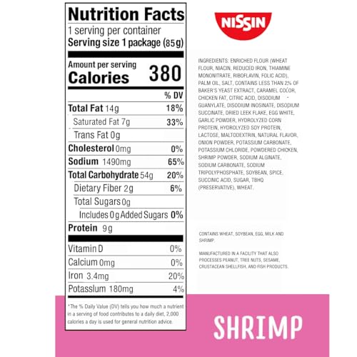 Nissin Top Ramen Noodle Soup, Shrimp Flavor, 3 Ounce (Pack of 24) - Image 5