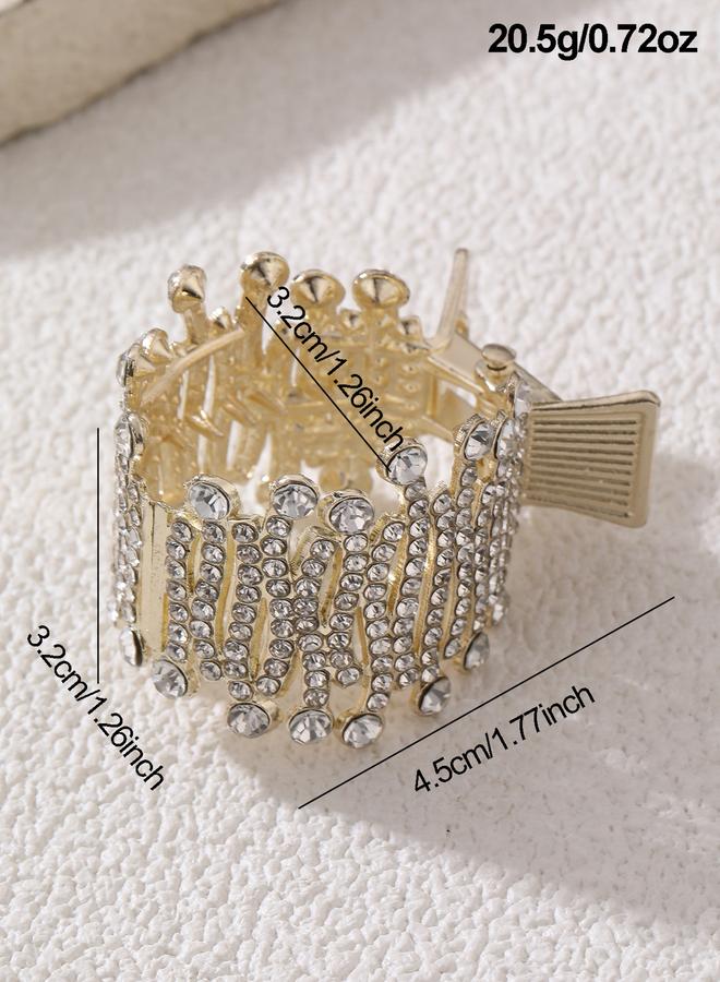 Take Two Rhinestone Embellished Claw Clip - Image 4