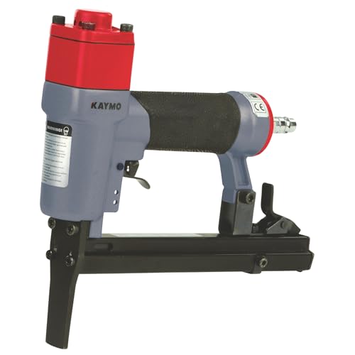 Kaymo ECO-PS8016LN Pneumatic Stapler | 80 Series | 1000g Heavy-Duty | 50–90 PSI | 2-Inch Long Nose | Fixed Top Exhaust | Curved Metal Trigger | Metal Magazine | Upholstery | Wooden Flooring Use - Image 1