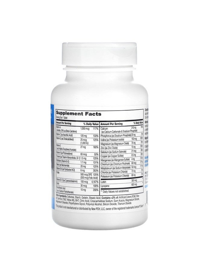 21st Century Sentry Senior Men 50Plus Tablets, White Unscented 100 Count - Image 2