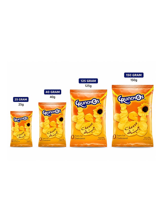 Crunchos Chips Natural Potatoes I Cheese I 25Gm I Zero Cholesterol & Zero Trans Fat - Image 2