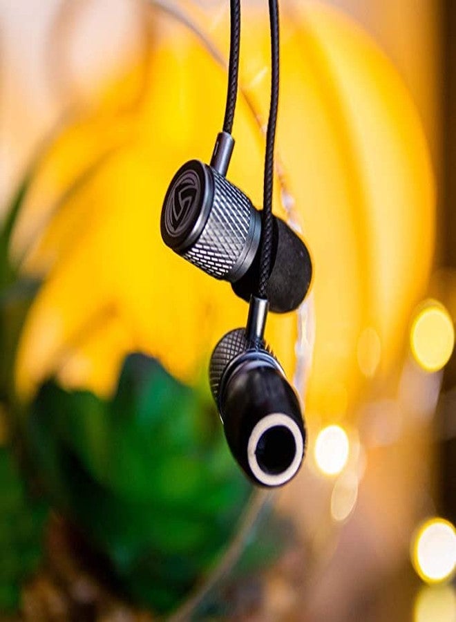 LUDOS Ultra Wired Earbuds in-Ear Headphones, 5 Years Warranty, Earphones with Microphone, Noise Isolating Ear Buds, Memory Foam for iPhone, Samsung, School Students, Kids, Women, Small Ears - Grey - Image 4