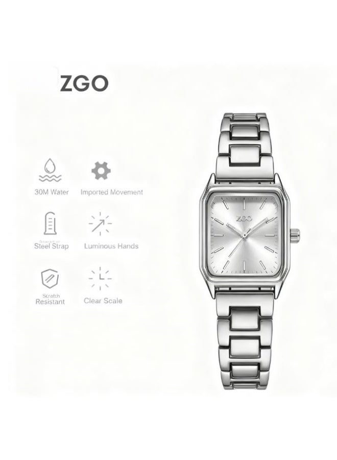 زجو أسلوب السوار - هدية عيد ميلاد المرأة ساعة الكوارتز - Image 1