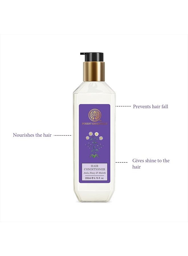 Forest Essentials Hair Conditioner, Amla, Honey and Mulethi, 200ml - Image 4