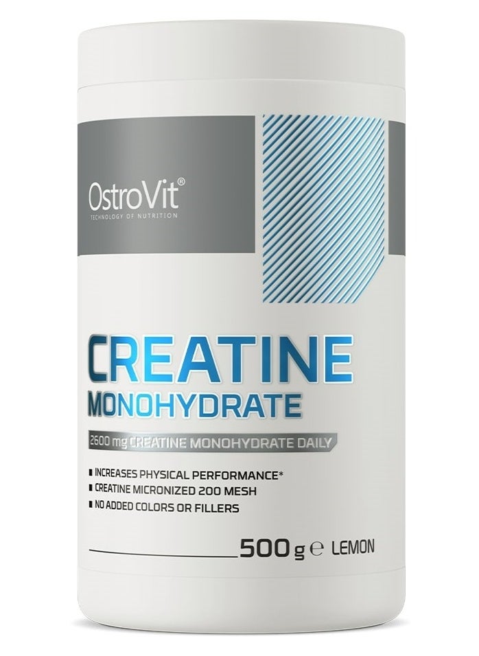 OstroVit Creatine Monohydrate 500g, Lemon  - Image 1