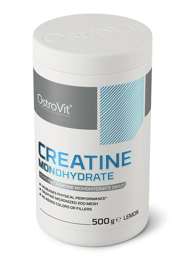 OstroVit Creatine Monohydrate 500g, Lemon  - Image 2