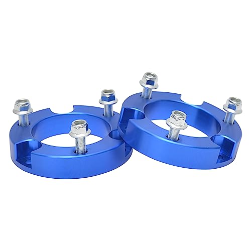 JS SUPER WORK 2.5" Front Leveling Lift Kits for Hilux Vigo Revo 2005-2023 / Fortuner 2005-2023 / FJ Cruiser 2007-2015 / Tacoma 2005-2023/2003-2023 4Runner, 35mm Shocks Absorber Coil Strut Spacers Spring Kit - Image 2