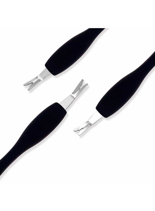 IVON 3 Pack Cuticle Trimmer Pusher Remover, Rubber Tip Gentle on Nail Bed - Image 4