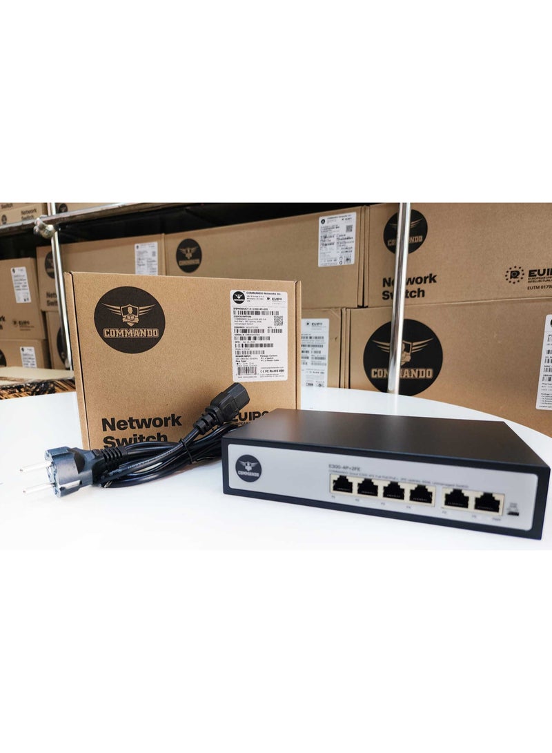 Commando Products, Inc. كوماندو E300-4P+2FE - Image 1