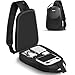 PEKREWS Mini 4 Pro Case Mini 34 Pro Waterproof Hard Carrying Case Portable Travel Drone Sling Backpack Crossbody Bag for DJI RC 2RCN3N2N1 Controller DJI Fly More Combo and Drone Accessories - Image 3
