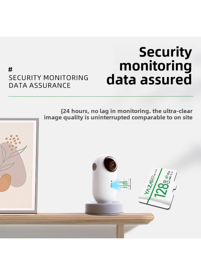 Yazhida Memory Card TF Card Mobile Phone Monitoring Driving Recorder Memory Card Camera High Speed Card Tablet Wholesale-Capacity:128GB Bare Card - Image 4