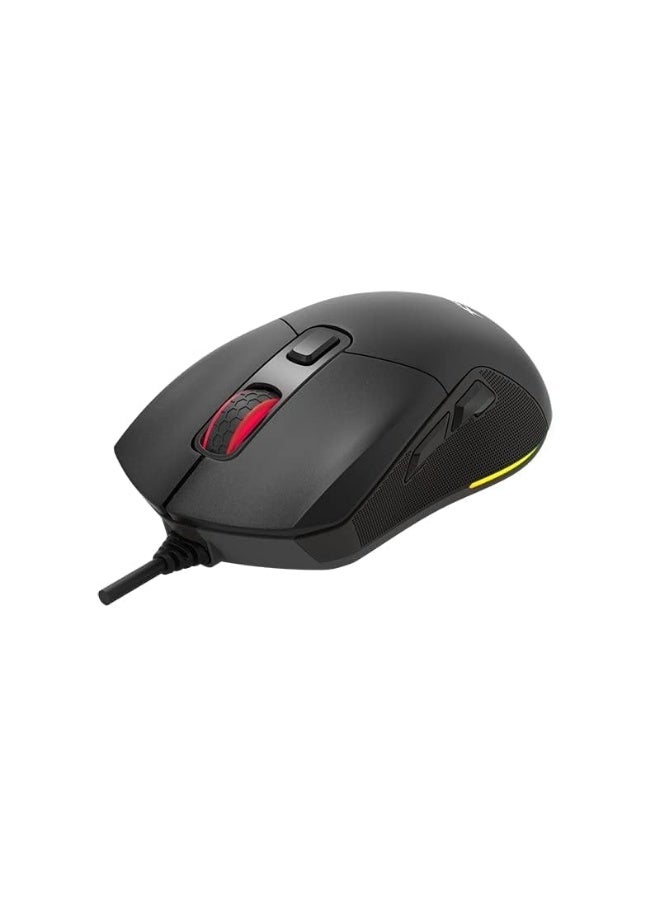 XTRIKE ME GM-316 Wired Gaming Mouse, Black - Image 4