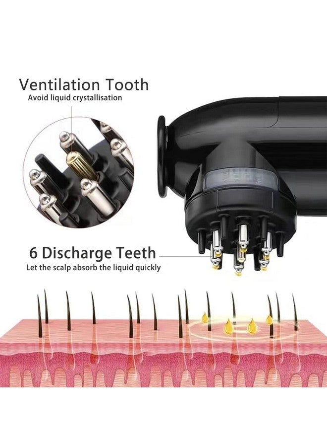 Elitzia Scalp Solution Applicator Roller Hair Massage Comb Liquid Guide Comb Smeartype Essential Oil Hair Growth Brush For Antihair Loss And Hair Regrowth Elitzia - Image 5