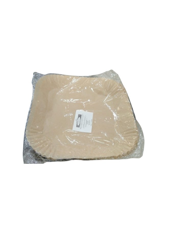 عبوة 50 قطعة ورق زبدة قوالب ايرفراير مربع مقاس 27 سم - Image 2