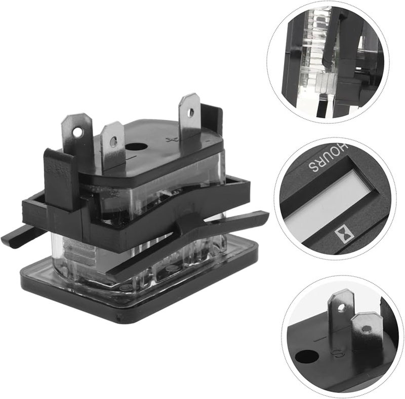 Cabilock DC 4.5 60V Digital Hour Meter Timer LCD Display Waterproof For Engine Generator - Image 5