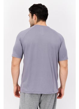 Legend Men Sportswear Fit Short Sleeves Training T-shirt, Grey  - Image 3