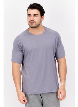 Legend Men Sportswear Fit Short Sleeves Training T-shirt, Grey  - Image 1