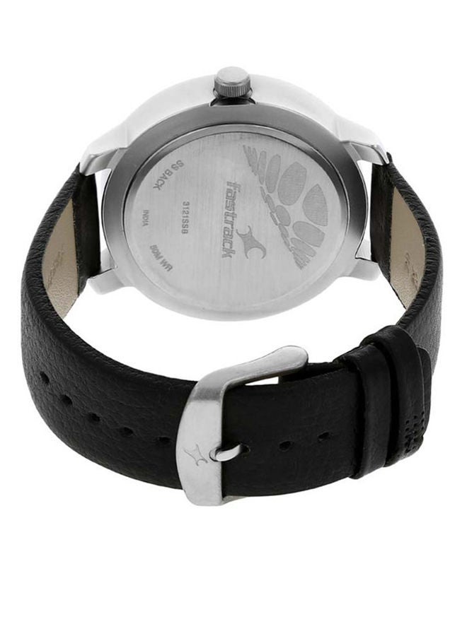 fastrack Leather Analog Wrist Watch 3121SL02  - Image 4