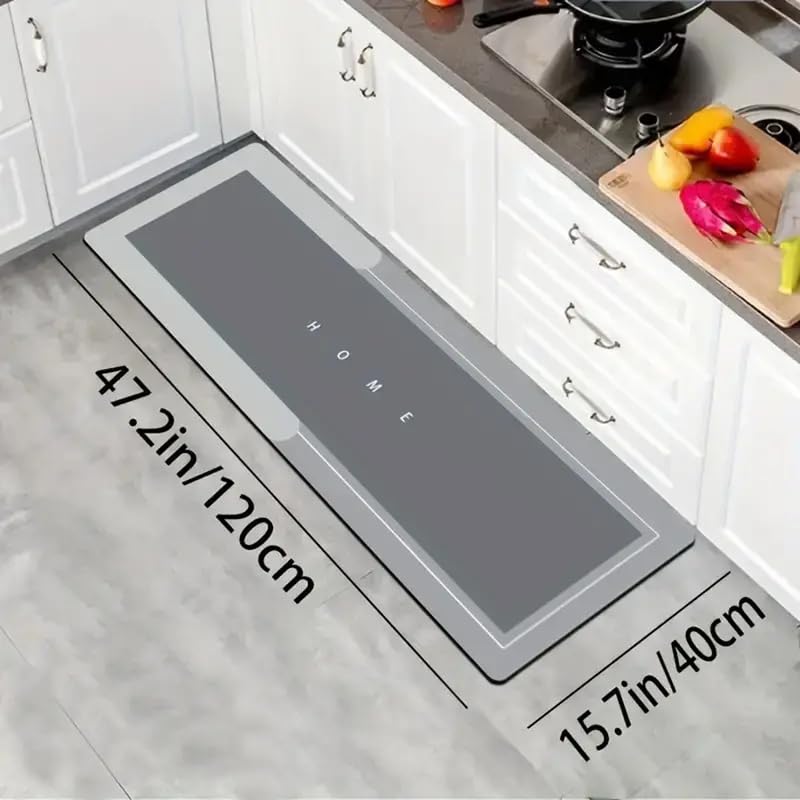 Calyrex Kitchen Mats 2PCS Kitchen Rugs Cushioned Anti Fatigue Kitchen Mats for Floor NonSlip Standing Desk Mat Waterproof Kitchen Rug Set for Kitchen Floor Office - Image 5