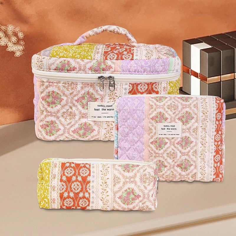 Liquid tight joint Floral Cosmetic Set, Floral Makeup Set,3 Piece Toiletry Organizer - Cotton Cosmetic Flower Aesthetic Travel Toiletry Organizer Cute Pair, D, Consulte la descripción, See description Market need oriented construction Consistent single item quality Diverse use resistant crafted quality Climate adapted delivery plan Daily wear upgraded resistant material Hardness boosted processed substance Durability enhanced Reliable durability Low maintenance Main road full logistics cover KSA market compliant quality Low dust buildup Globally trusted affordable quality Closed & open space compatible General compatible design Repeated detach compatible build Backup reserve local stock Global assemble options Systematic nationwide ship Heavy load resistant Diverse operating method fit Replaceable parts Pre-sale confirmed stock Field test upgraded craftsmanship - Image 5
