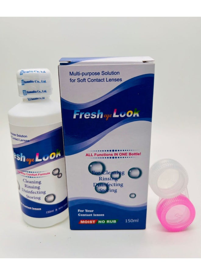 FreshEyes Fresh Eye Multi Purpose Disinfection Solution forSoft Contact Lenses 150ml 