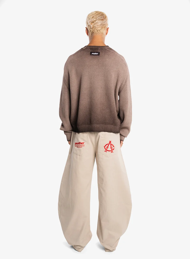 Another Cotton Lab Zip Crew Neck Cardigan