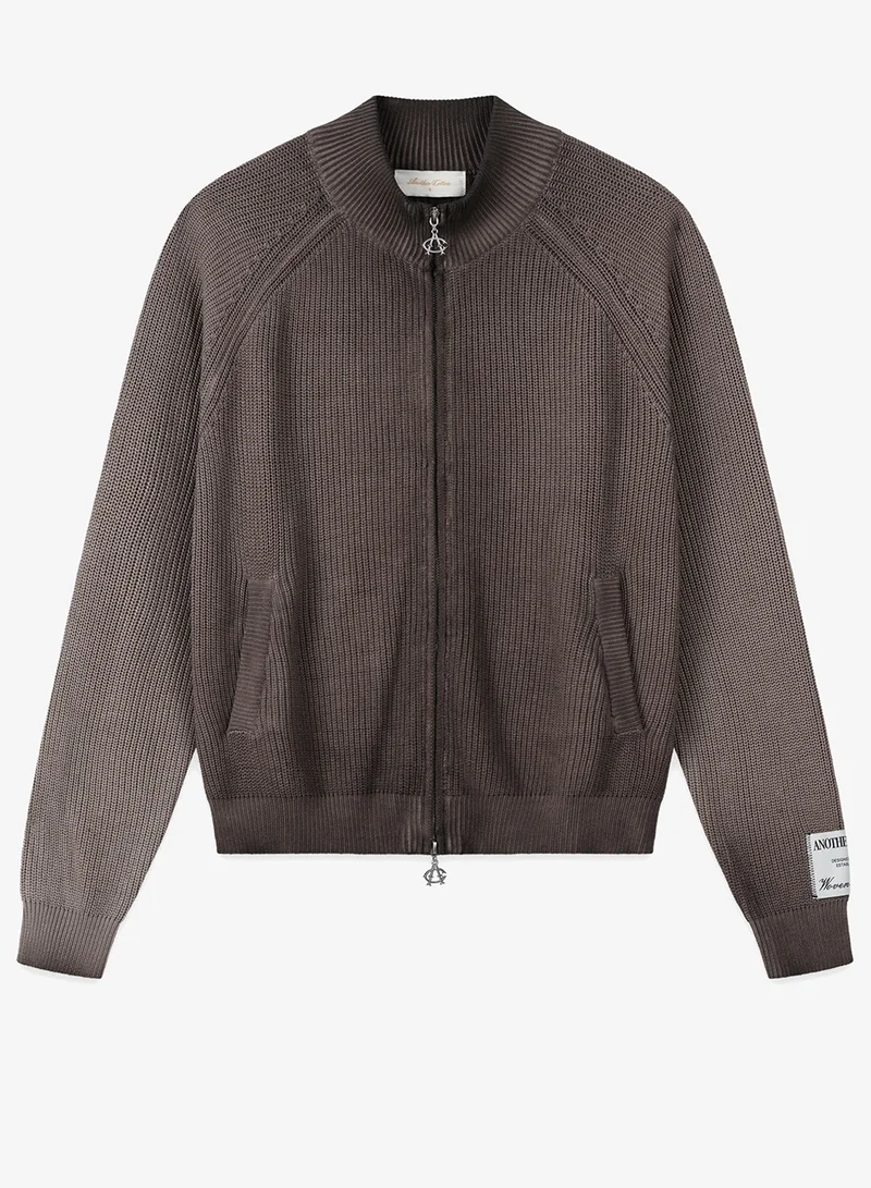 Another Cotton Lab  Zip Crew Neck Cardigan for Men | Best Price UAE