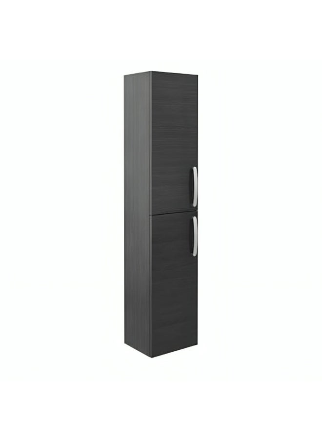 Homzmart MDF and Swedish Wood Bathroom storage Grey - 40x40x220 cm  - Image 1