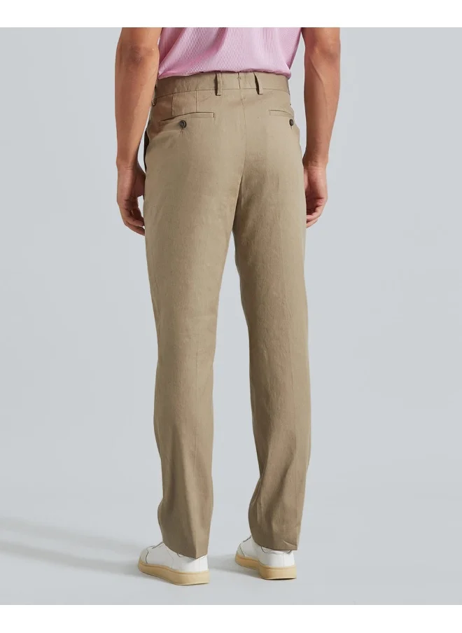 GANT Slim Fit Cotton Linen Suit Pants