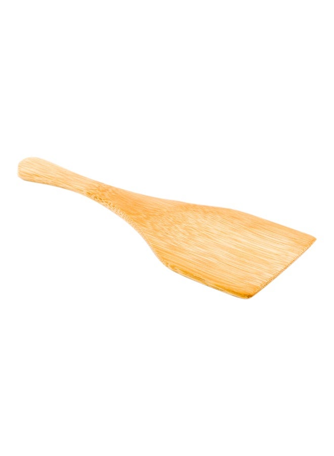 Restaurantware 5.5 Inch Bamboo Spatula, 100 Bamboo Spoons For Cooking - Flat, Sustainable, Bamboo Bamboo Serving Spoons, For Plating Or Serving At Large Catered Events  - Image 1