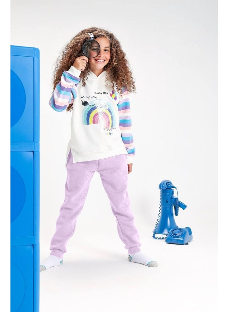 بابلز بيجامه بناتي ميلتون قطن ١٠٠% مبطنه - Image 1