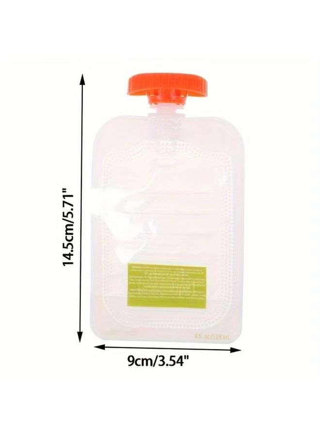 Reusable Squeeze Pouches 10pcs For Puree Food Dispensing BPA Free Resealable Containers - Image 3