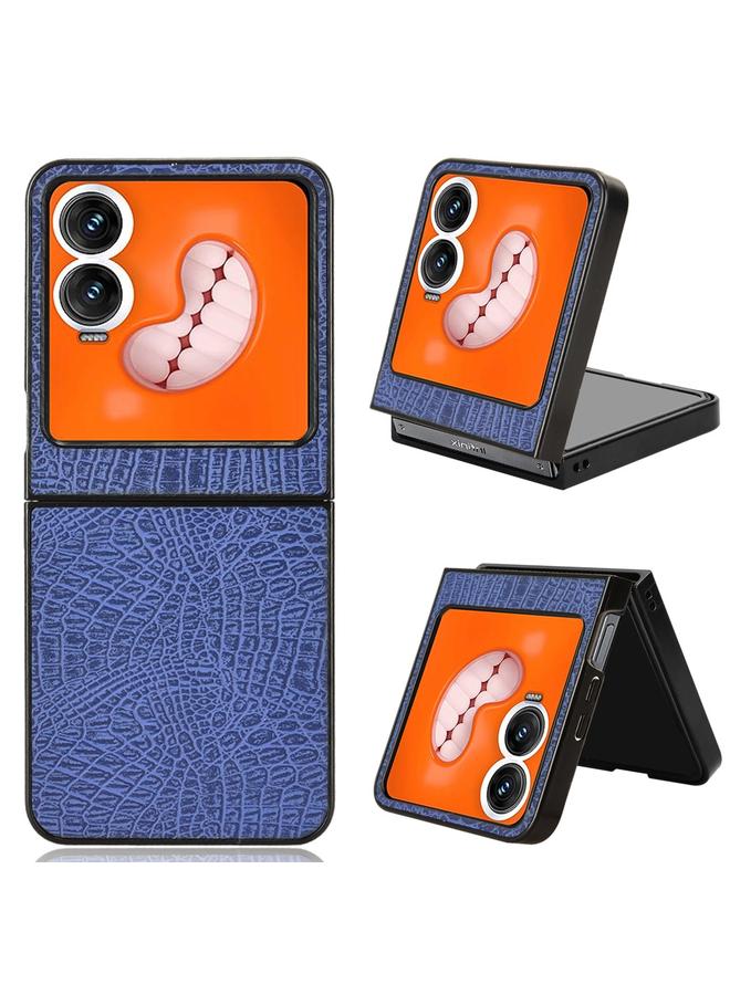 S-TOP Case For Infinix Zero Flip Crocodile Texture Back Cover Phone Case - Image 1