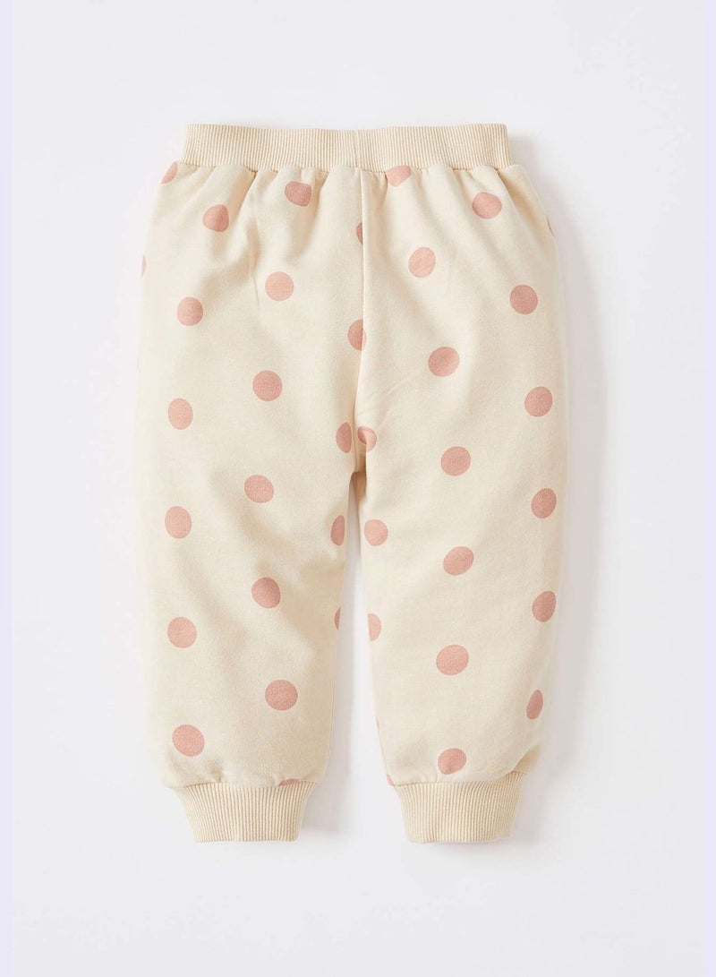 DeFacto Elasticated Waist Polka Dot Print Sweatpants - Image 4