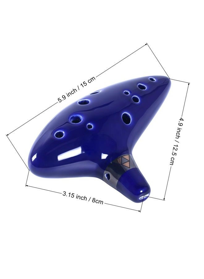 Aurzen Zelda Ocarina 12 Hole Alto C Ocarinas with Song Book (Songs From the Legend of Zelda) - Image 2