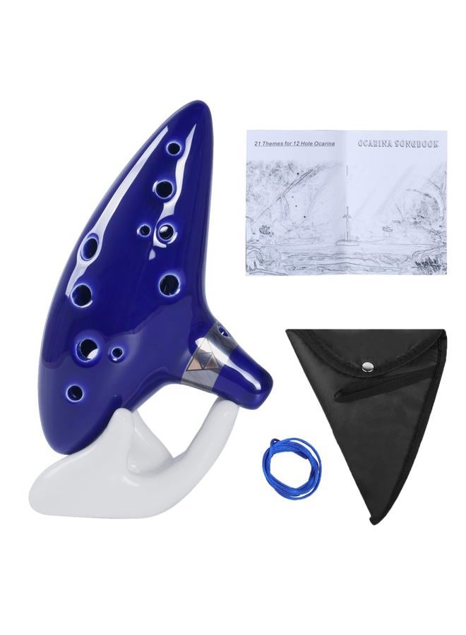 Aurzen Zelda Ocarina 12 Hole Alto C Ocarinas with Song Book (Songs From the Legend of Zelda) - Image 1