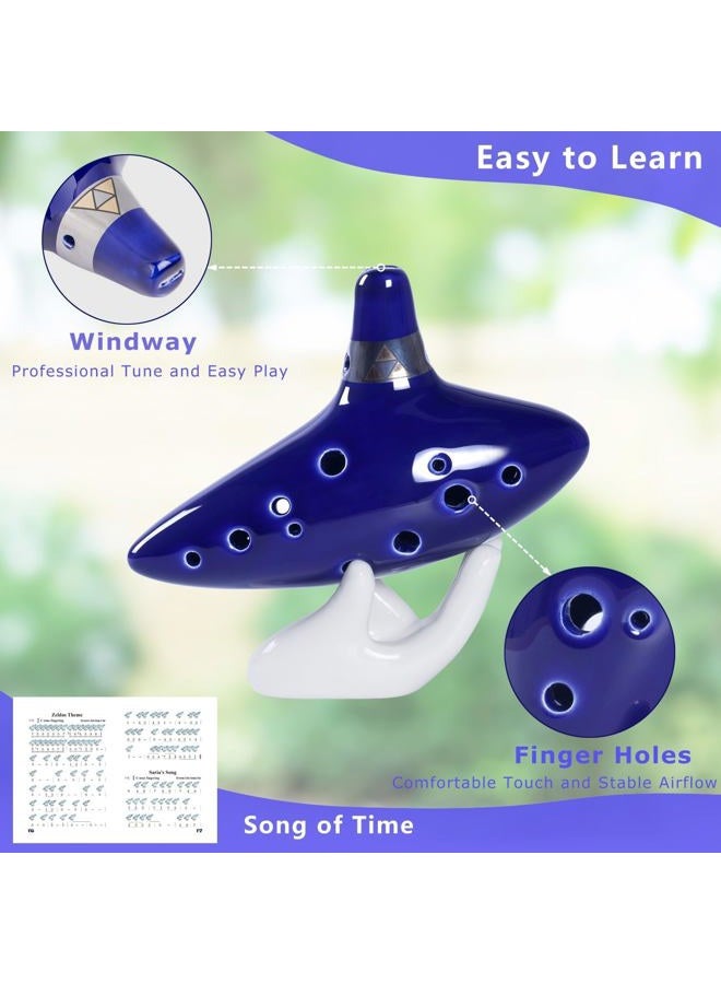 Aurzen Zelda Ocarina 12 Hole Alto C Ocarinas with Song Book (Songs From the Legend of Zelda) - Image 3