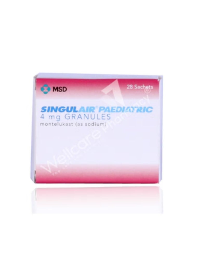SINGULAIR Singu-lair Paediatric 4 mg Granules 