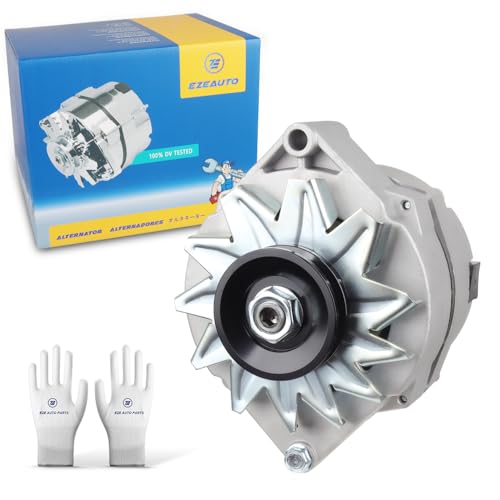 E EZEXPREZE New 1 Wire Self Exciting Alternator High Output 120A compatible with Pontiac Buick Cadillac Chevy GM 350 SBC BBC 10SI Replacement#7127SEN, 334-2114, ADR0173, ADR0325, ADR0335, 400-12370, 20-102-7 - Image 1